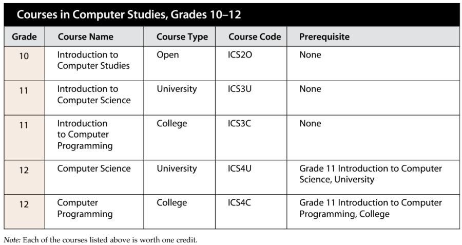 Grade 11 Computer Studies Tutoring (Ontario Curriculum)